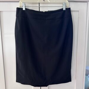 Banana Republic Black Midi Pencil Skirt Size 8